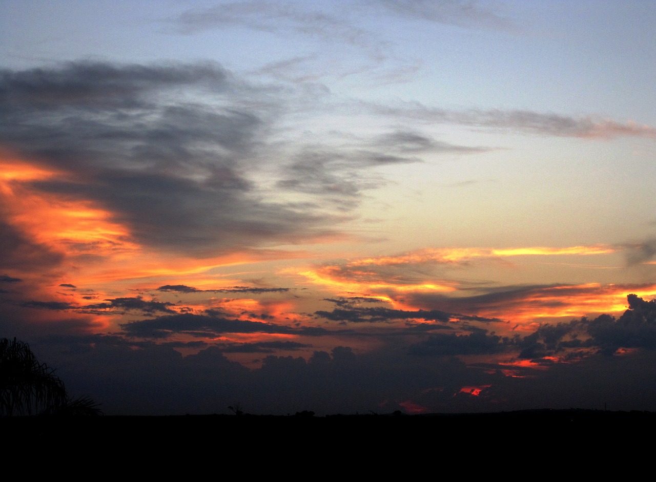 sunset cloud light free photo