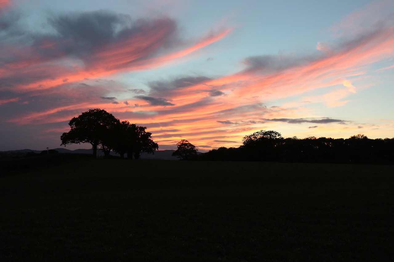 sunset malvern rural free photo