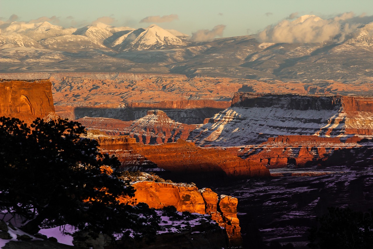 sunset landscape panorama free photo