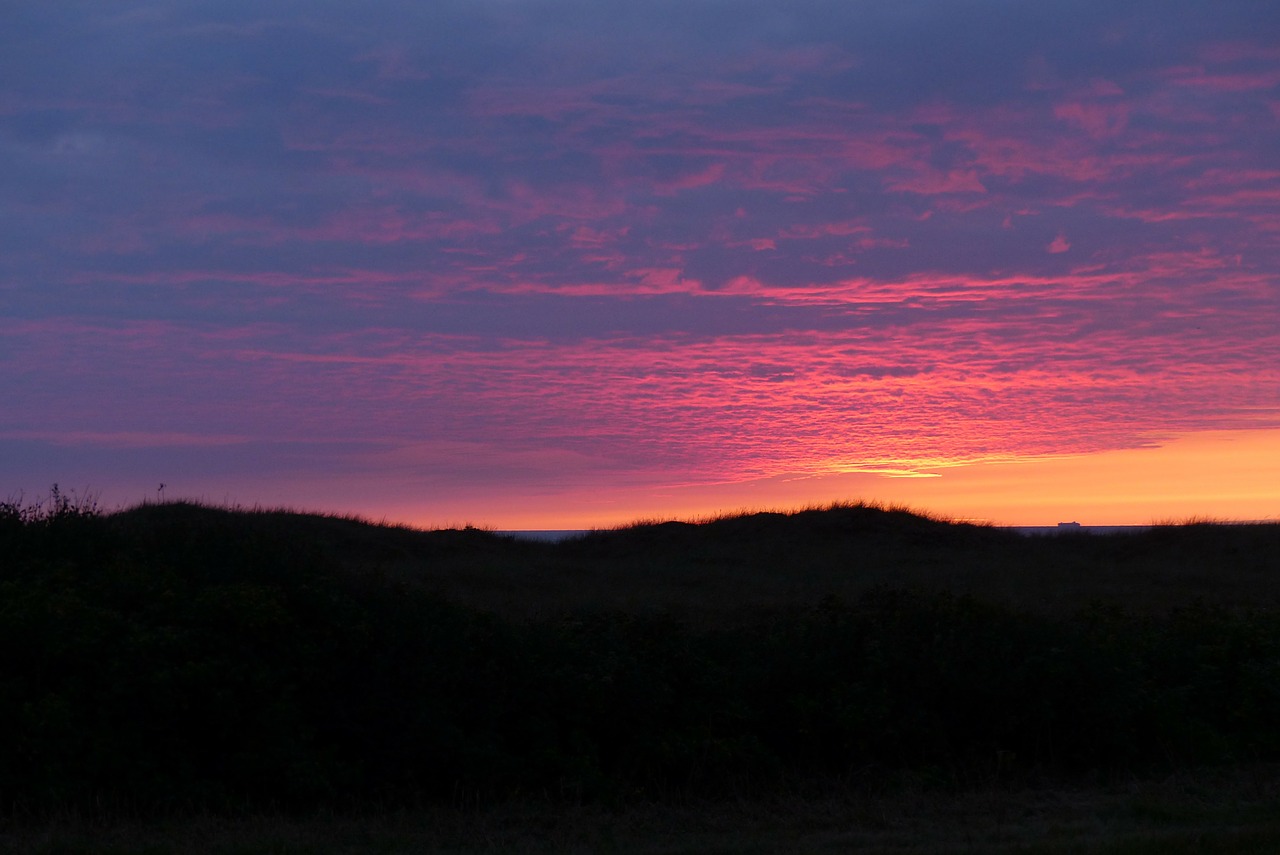 sunset afterglow heaven free photo