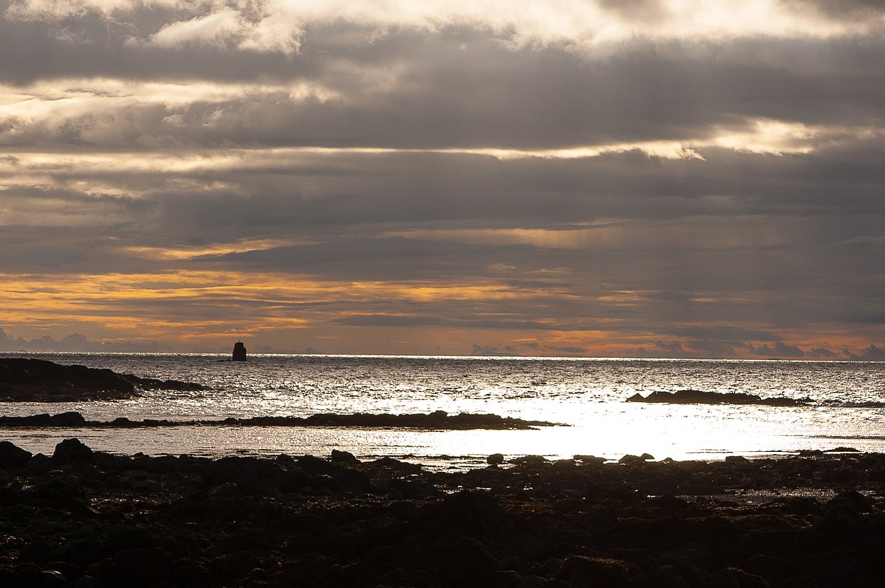 sunset scotland dumfries and galloway free photo