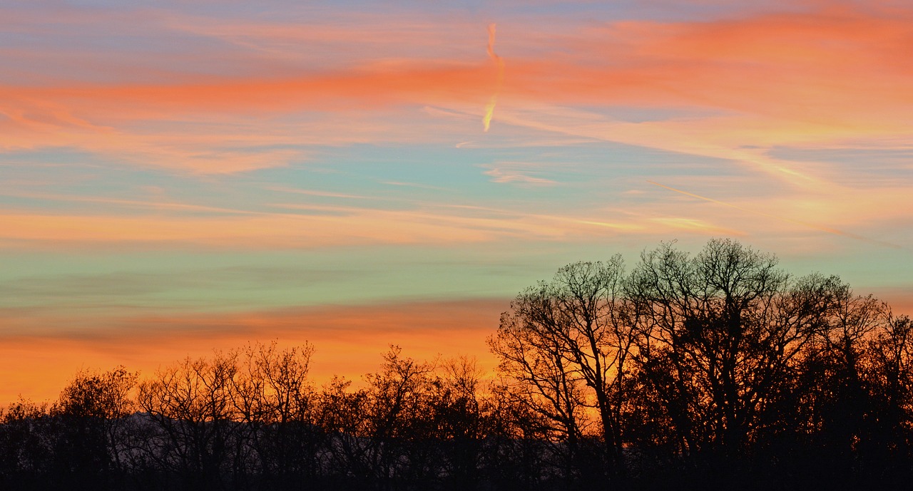 sunset twilight sky free photo