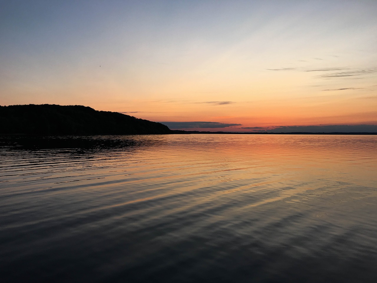 sunset baltic sea more free photo