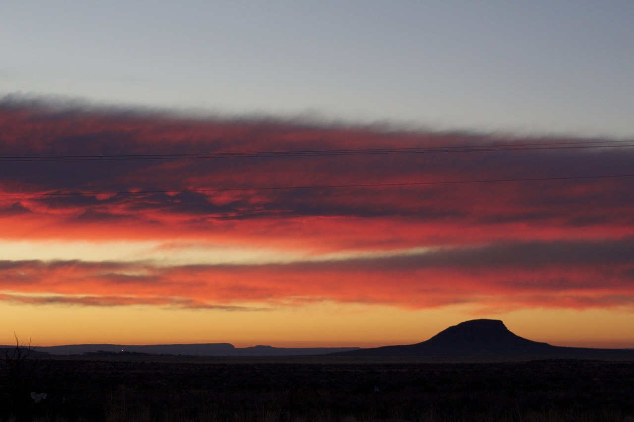 sunset landscape sky free photo