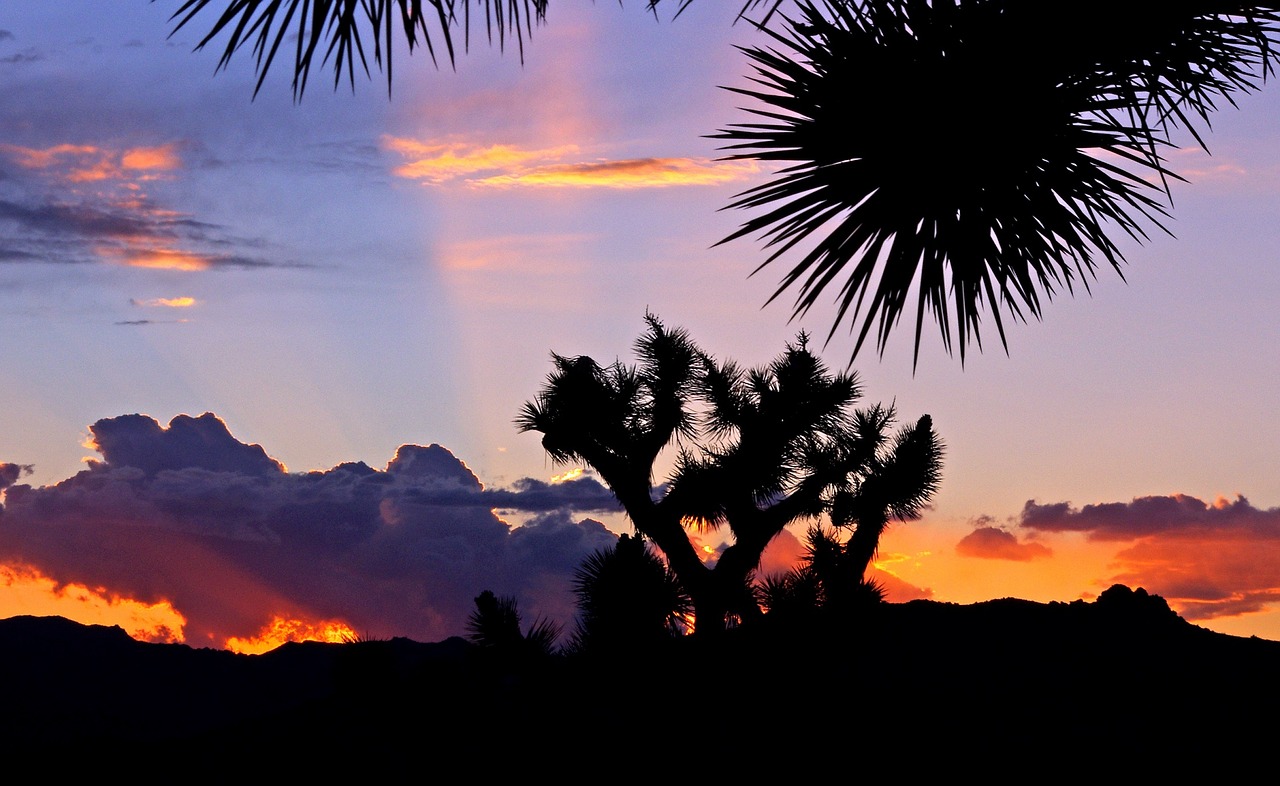 sunset landscape mountains free photo