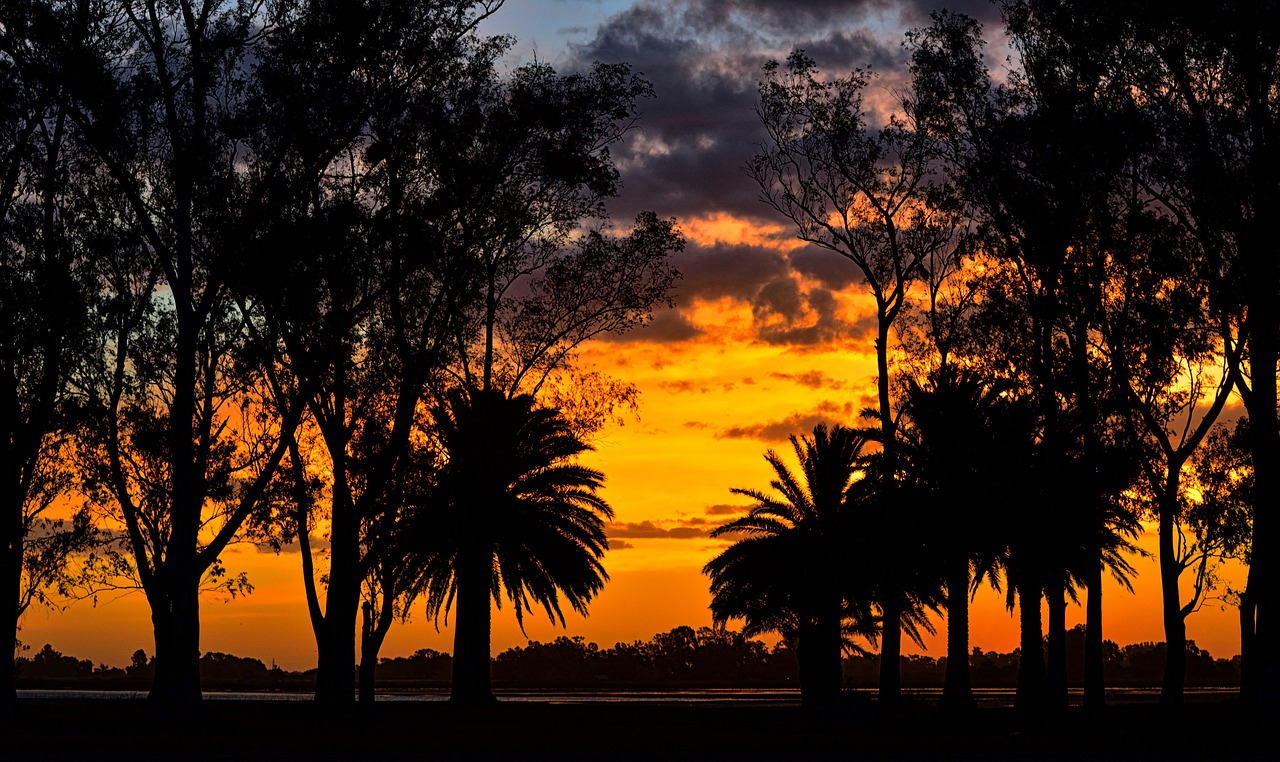 sunset laguna landscape free photo