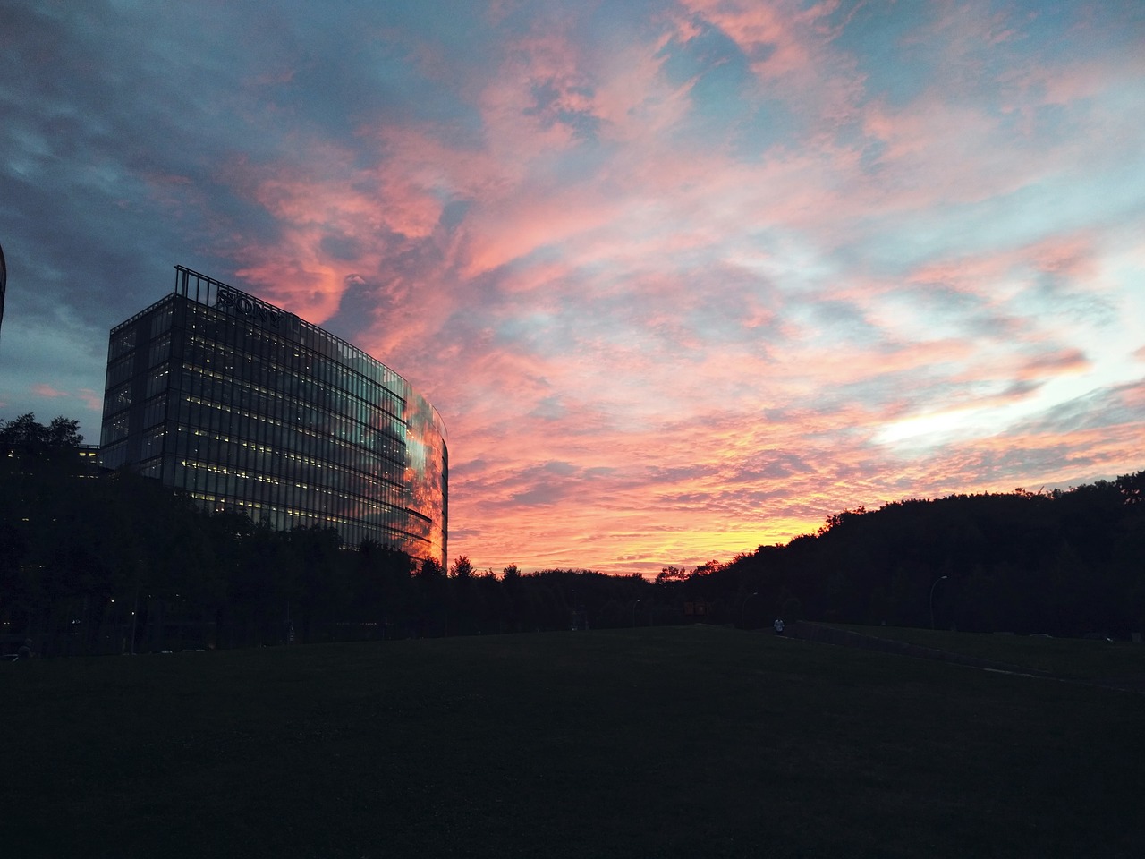 sunset berlin sony free photo