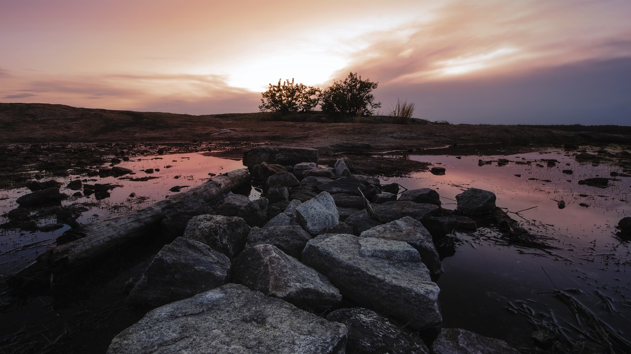sunset monadnock stone free photo