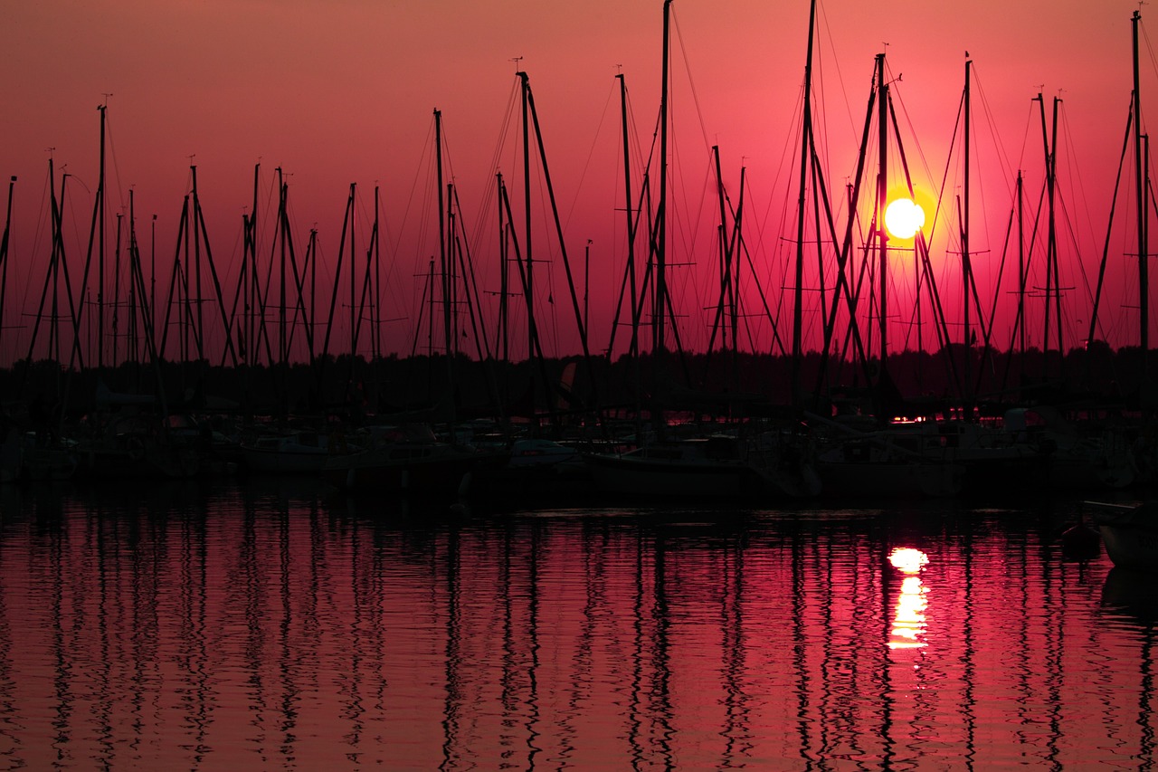 sunset evening sky afterglow free photo