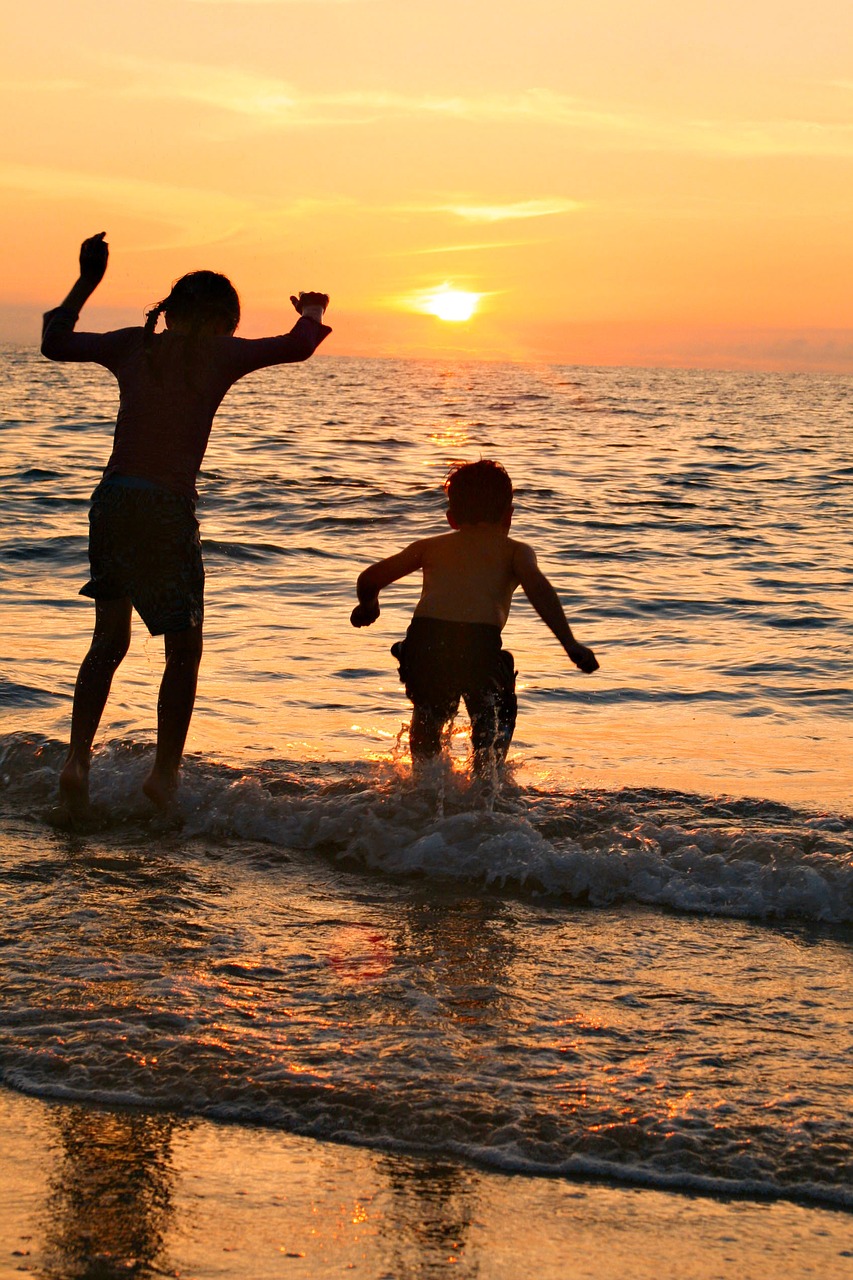 sunset ocean hawaii free photo