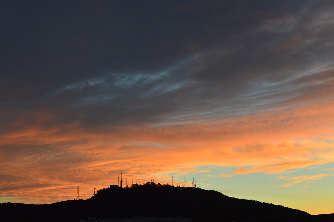 sunset puesta del sol florianópolis free photo