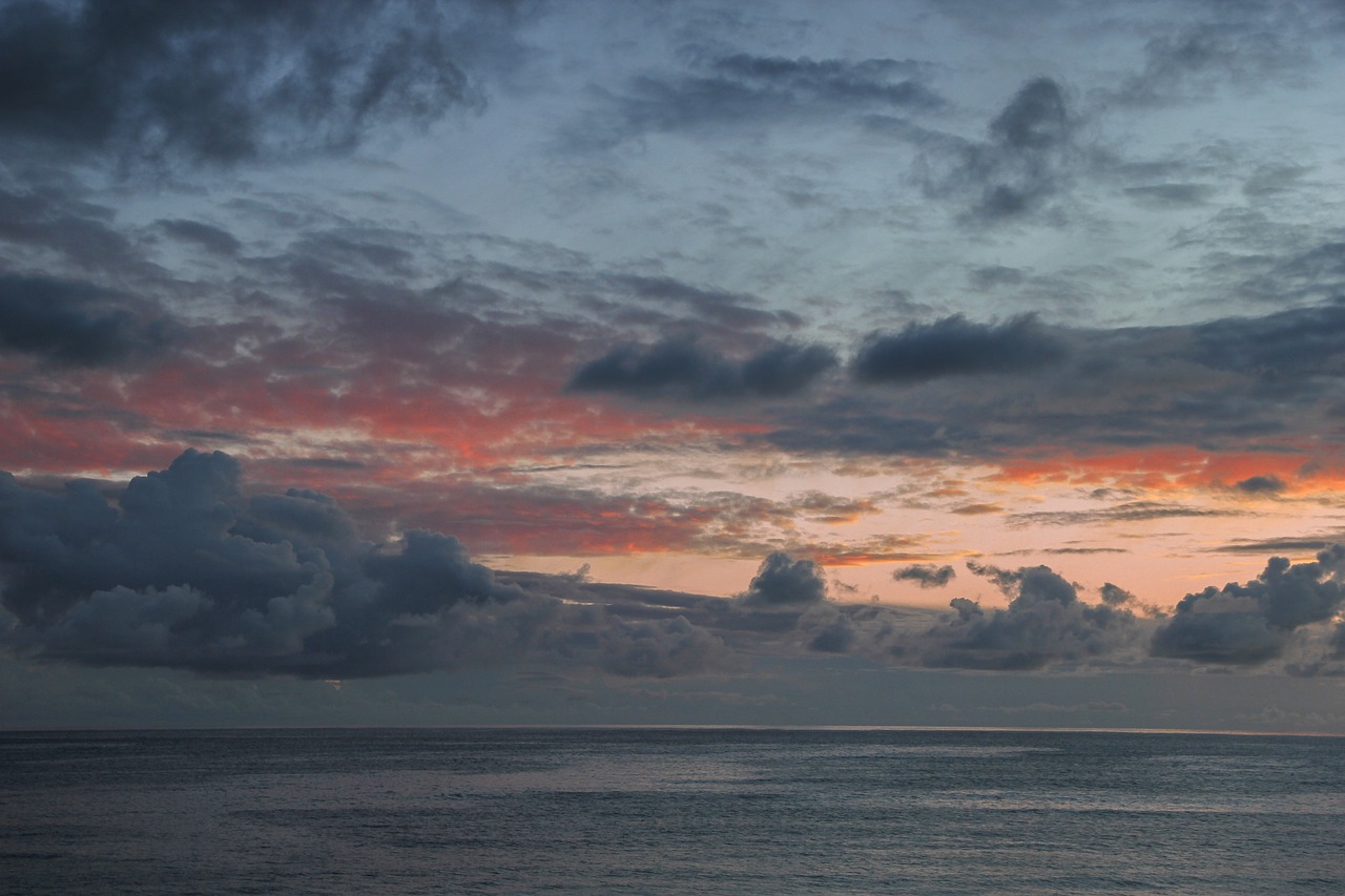 sunset cloud clouds free photo