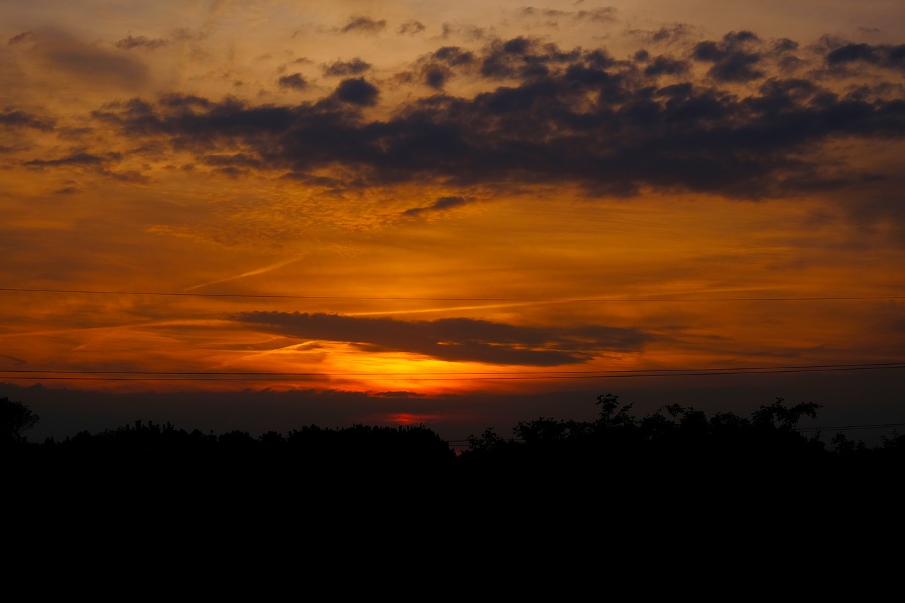 sunset sun abendstimmung free photo