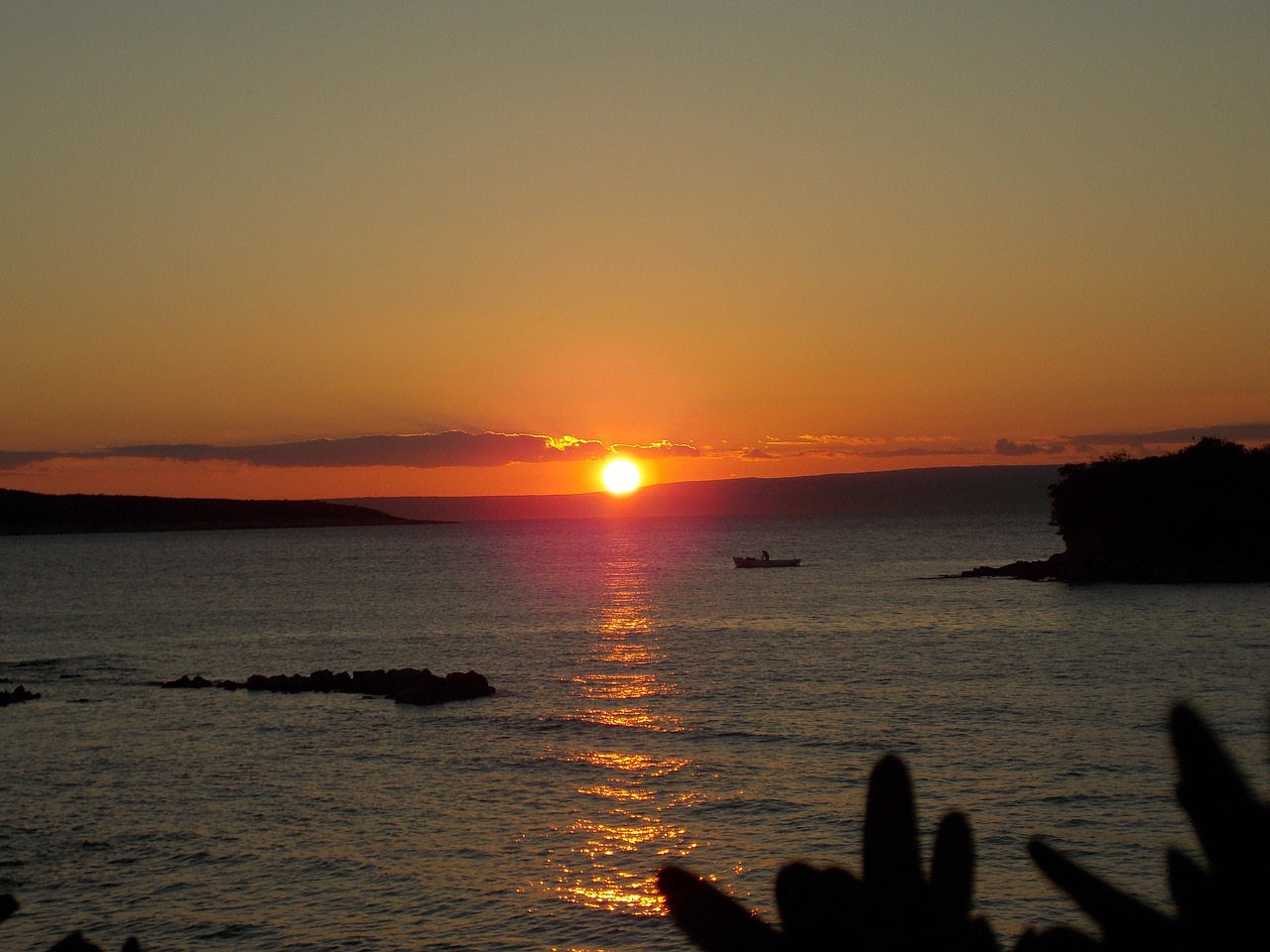 sunset afterglow evening sky free photo