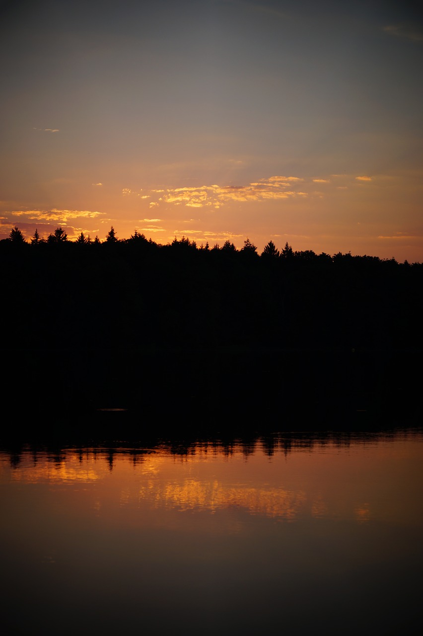 sunset abendstimmung evening sky free photo