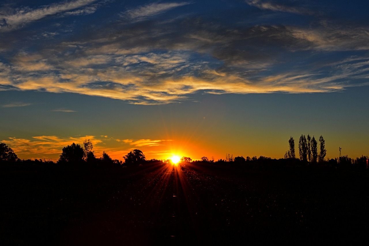 sunset landscape sun free photo