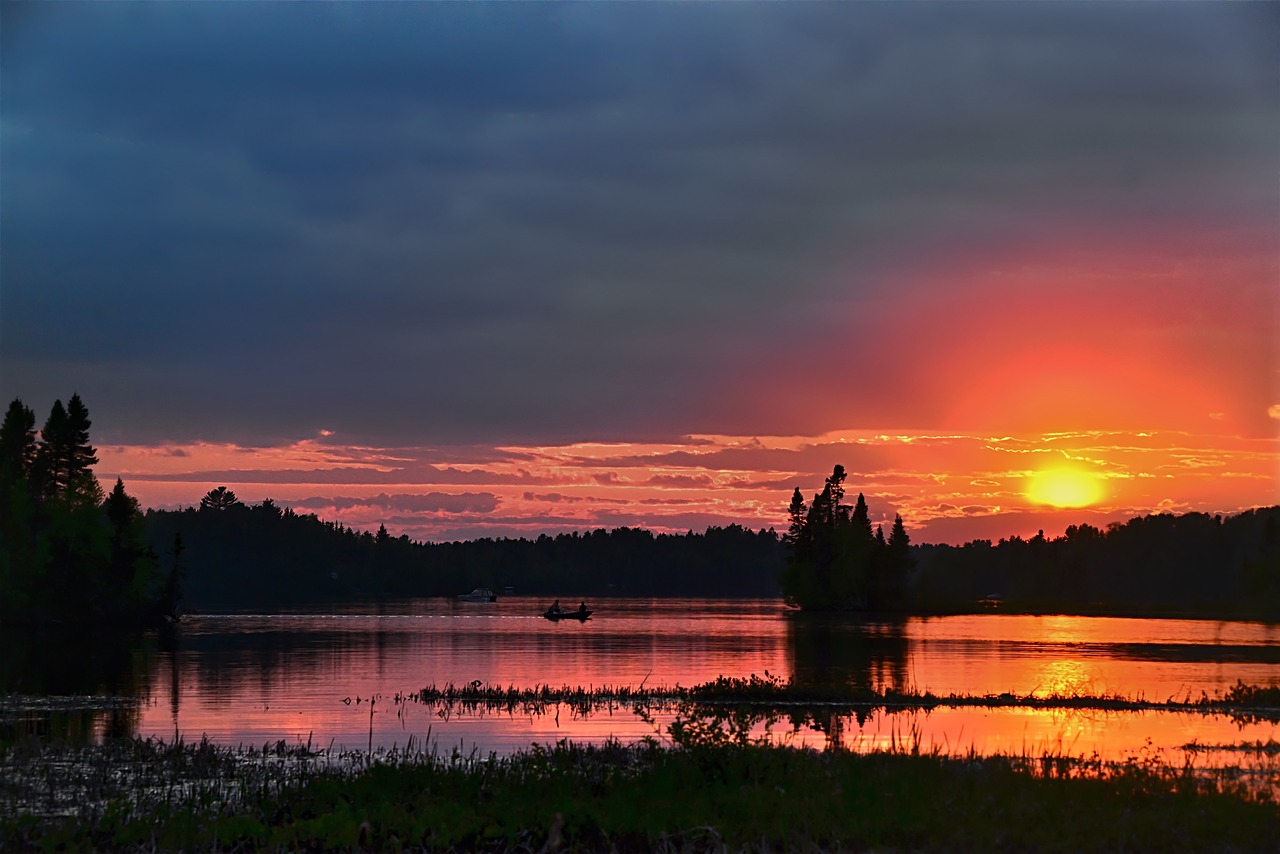 sunset evening twilight free photo