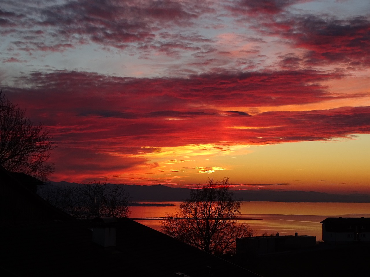 sunset summer sonnenuntergang free photo