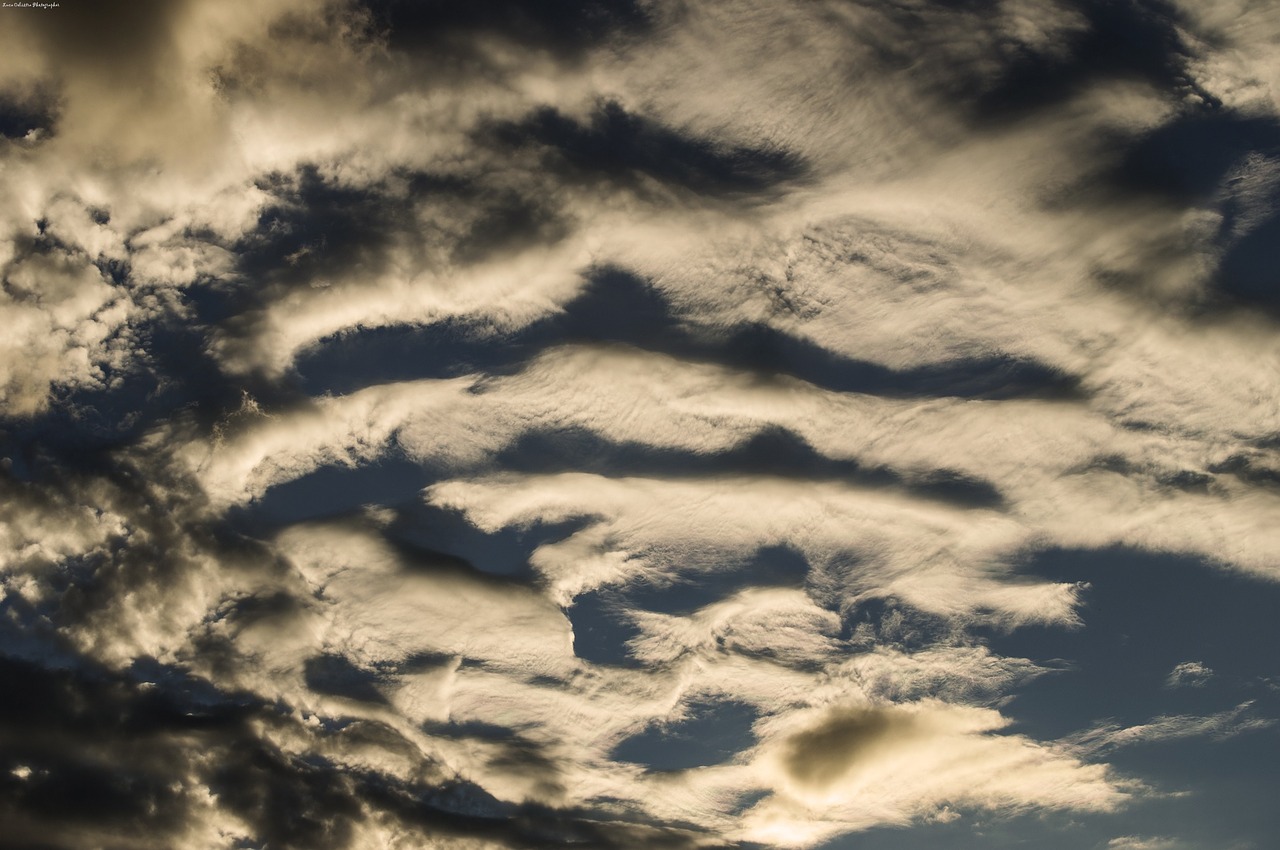 sunset sky clouds free photo