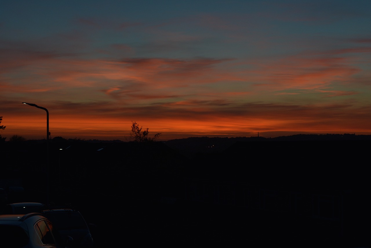sunset plymouth england free photo
