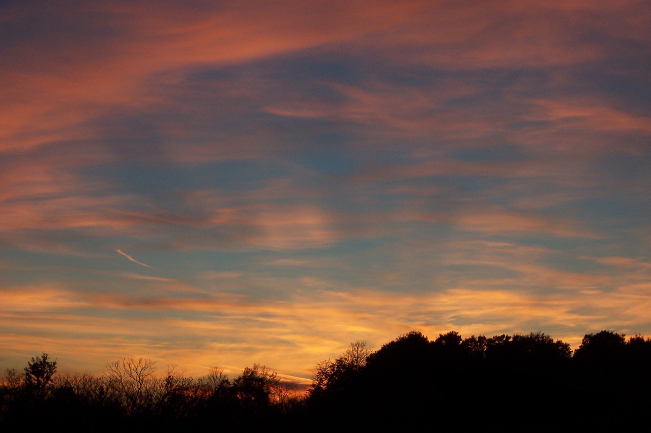 sunset evening outdoor free photo