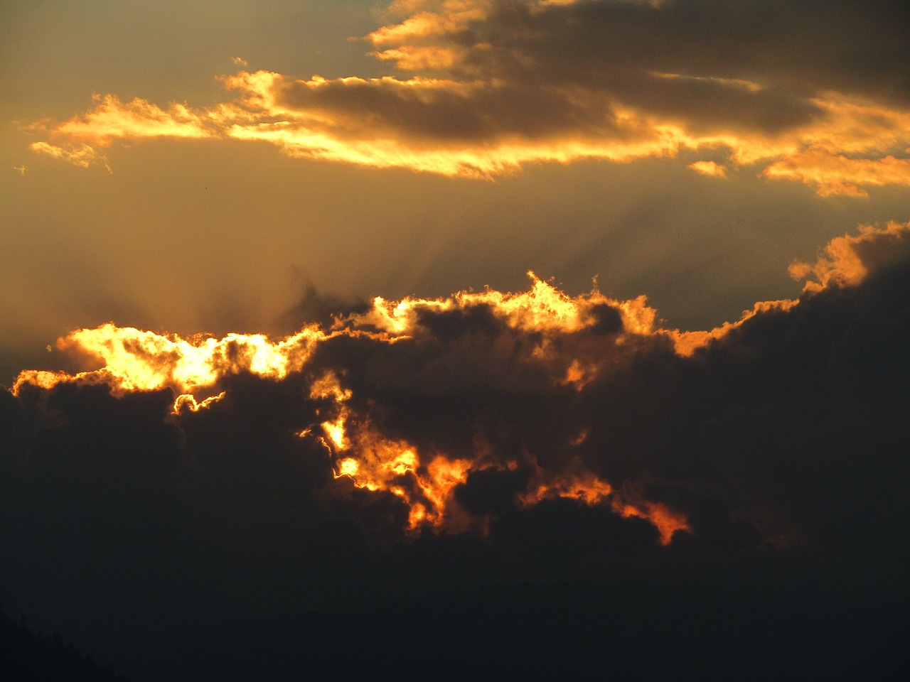 sunset sunrise cloud free photo