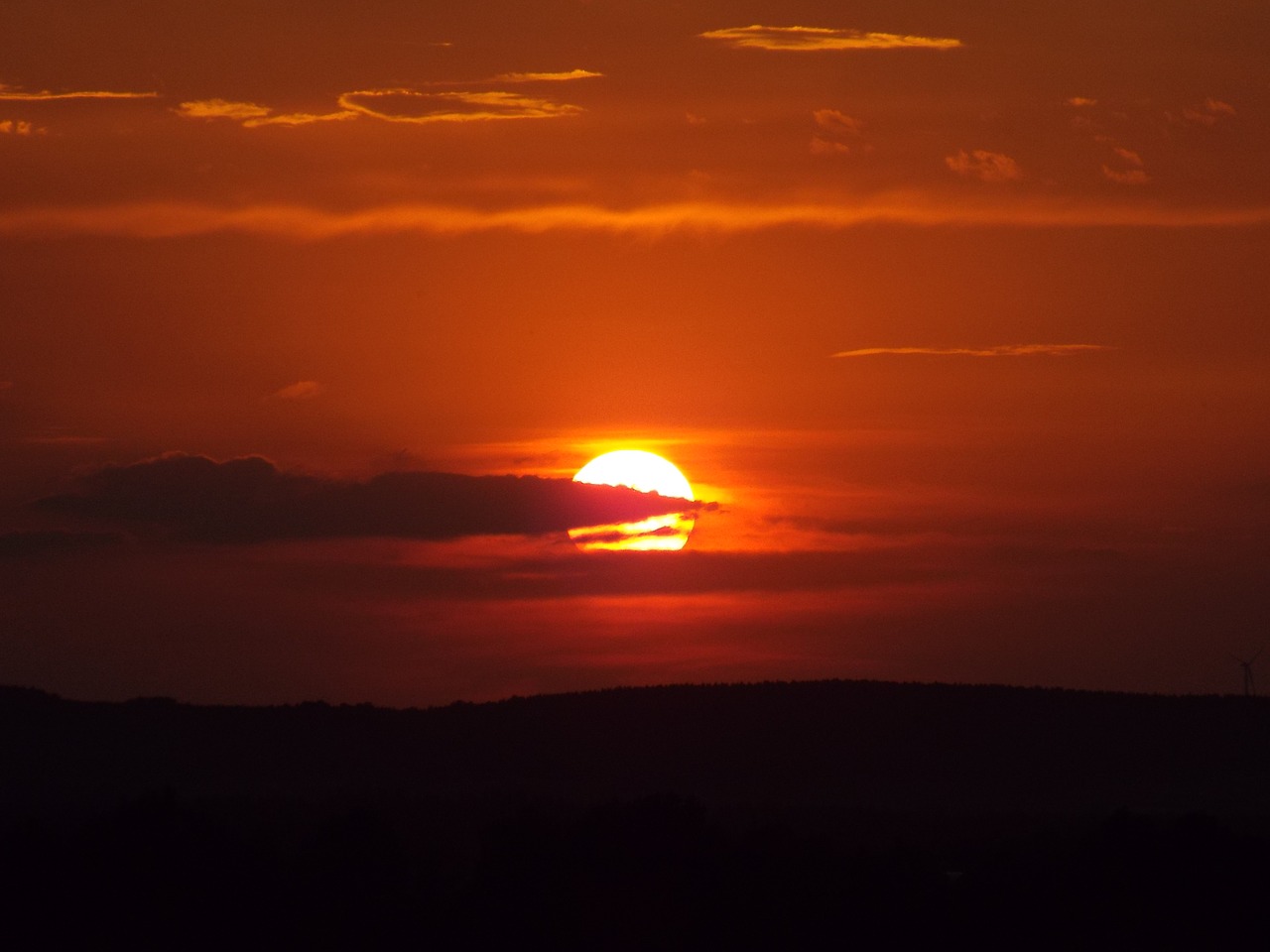 sunset abbey oberschönenfeld abendstimmung free photo