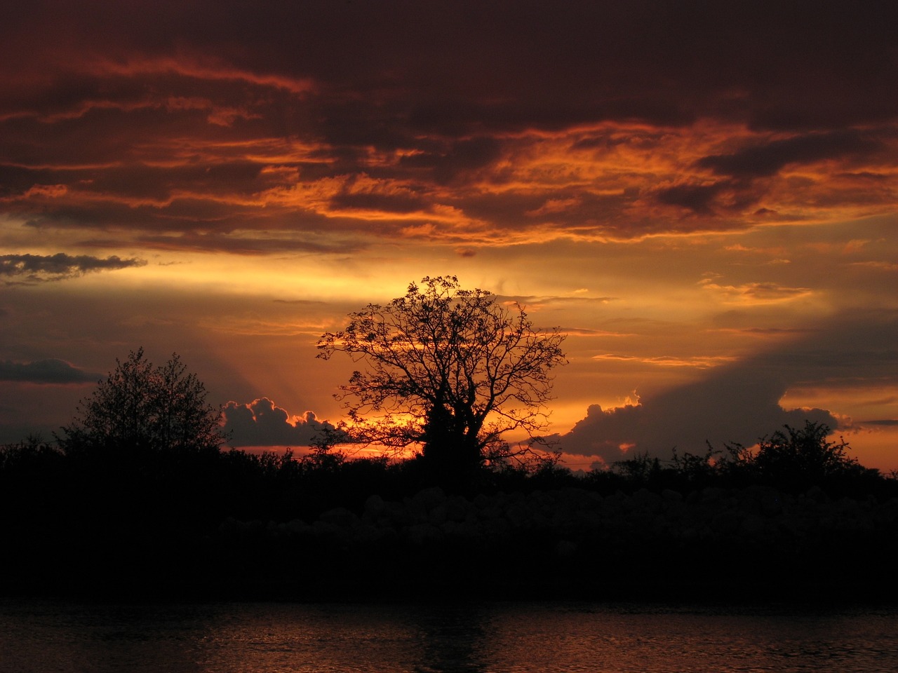 sunset landscape sun free photo