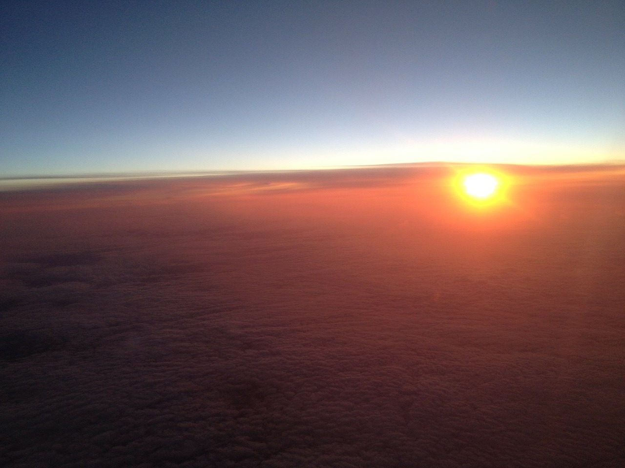 sunset aeroplane window free photo