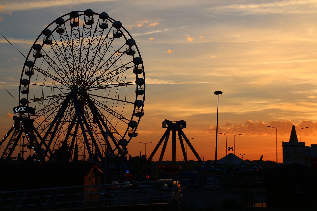 sunset evening nature free photo