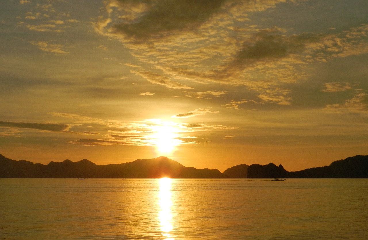 sunset sunrise philippines free photo