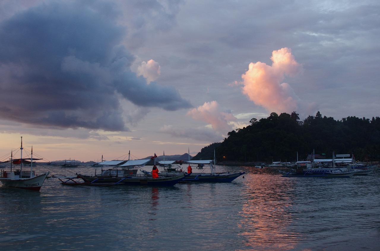 sunset sunrise philippines free photo