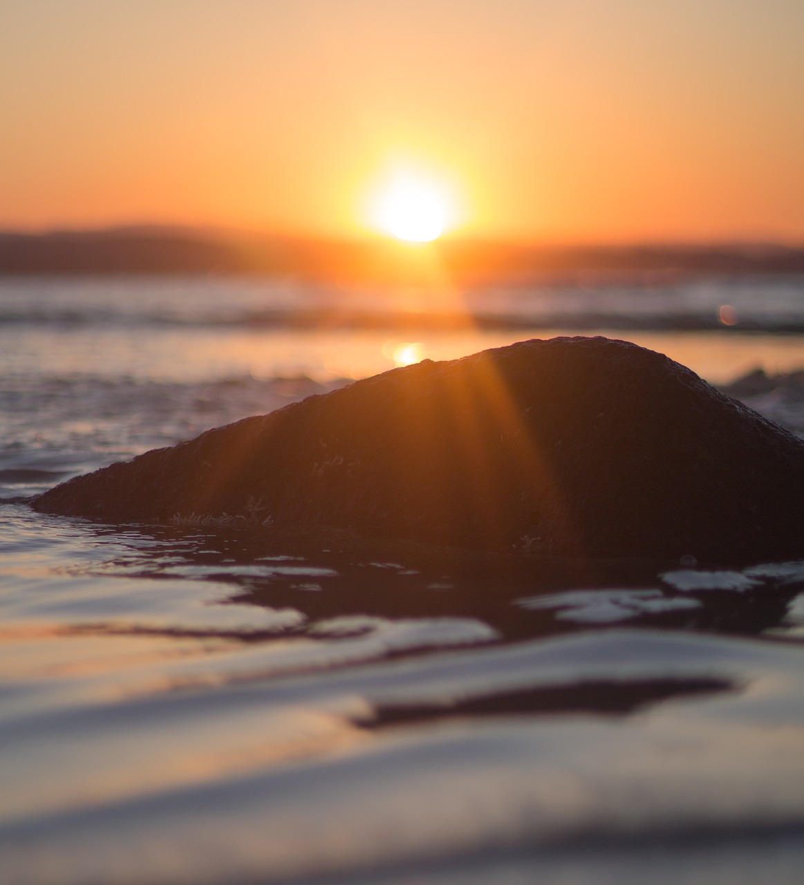 sunset ocean australia free photo