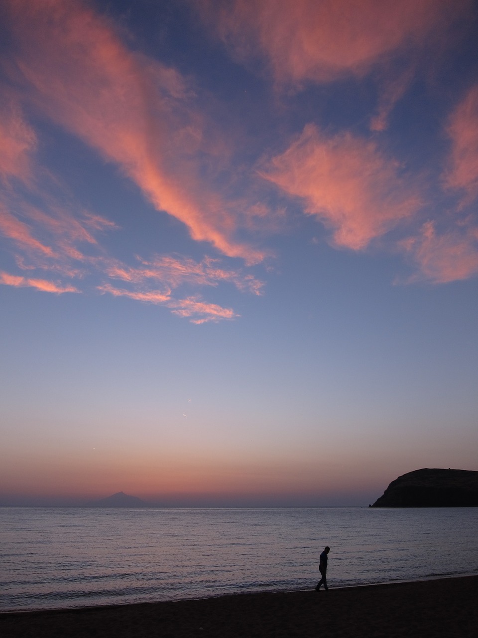 sunset seascape coast free photo