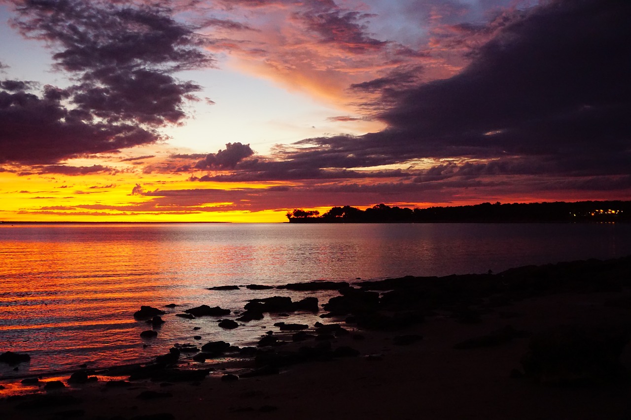 sunset darwin northern territory free photo