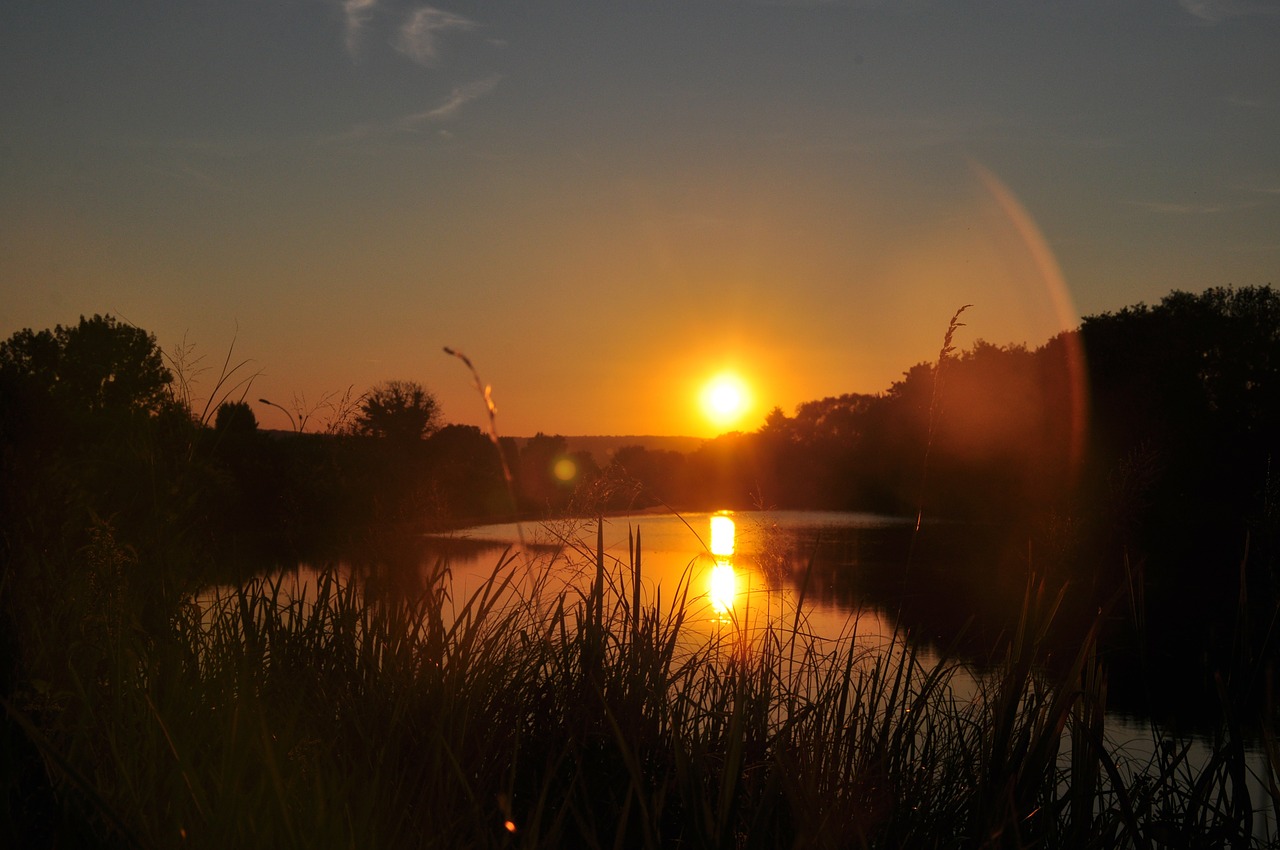 sunset sun france free photo