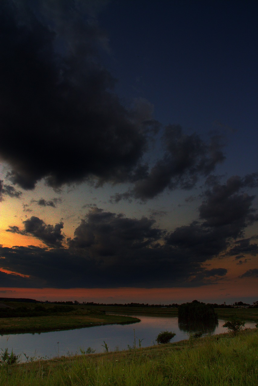 sunset sky cloud free photo