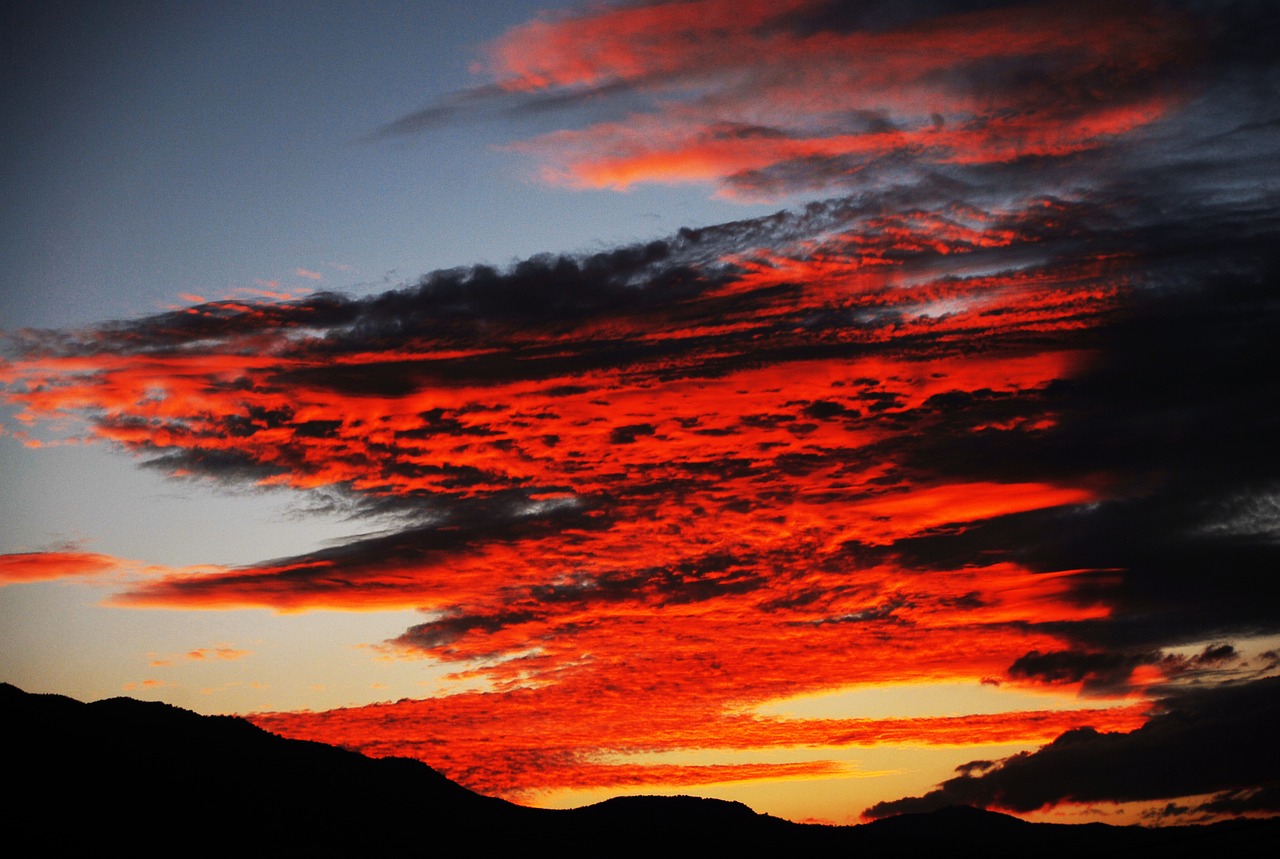 sunset clouds tlapa de comonfort free photo