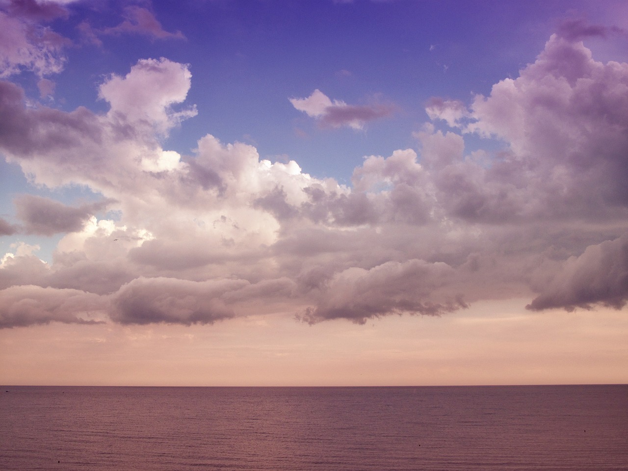 sunset clouds atlantic ocean free photo