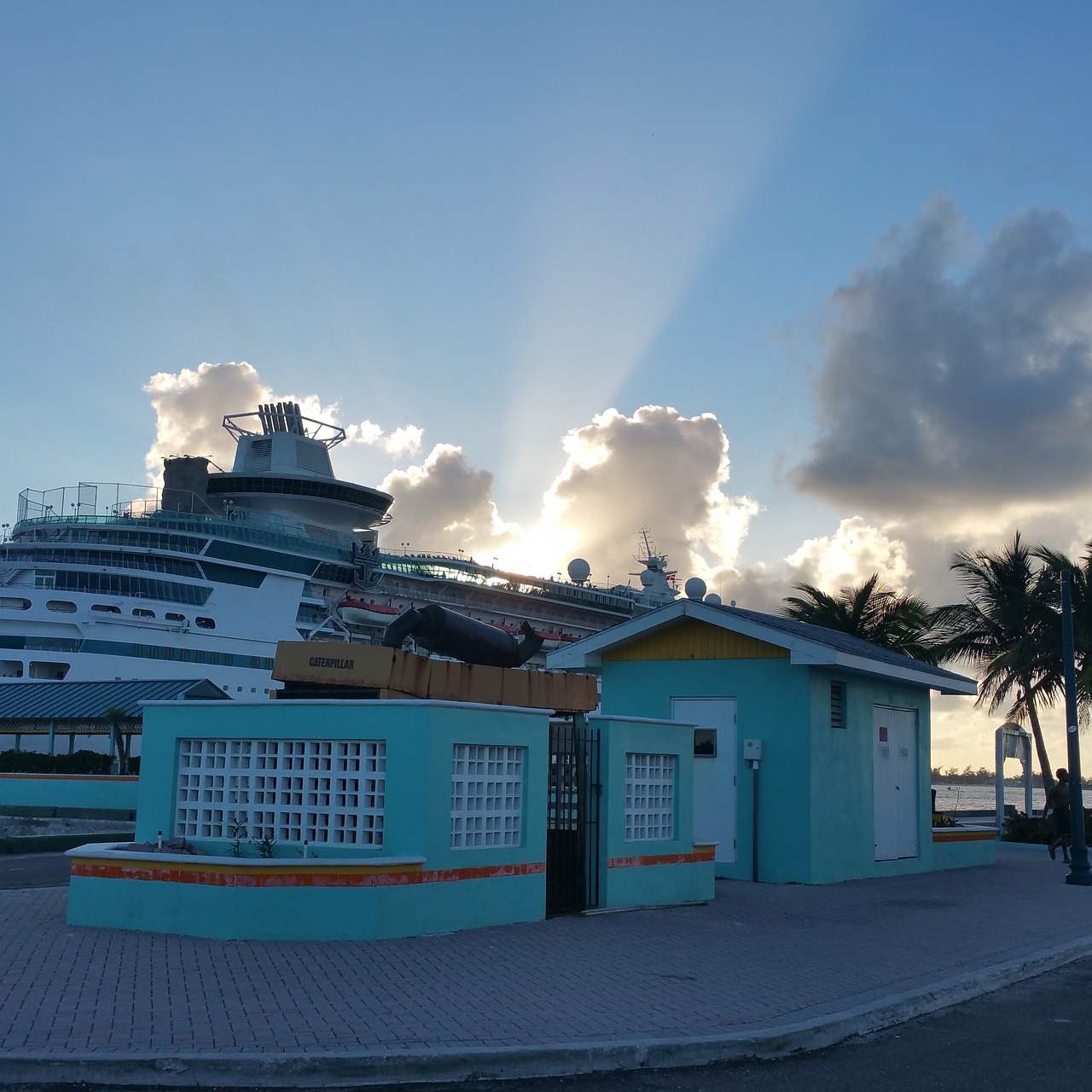 sunset bahamas cruise free photo