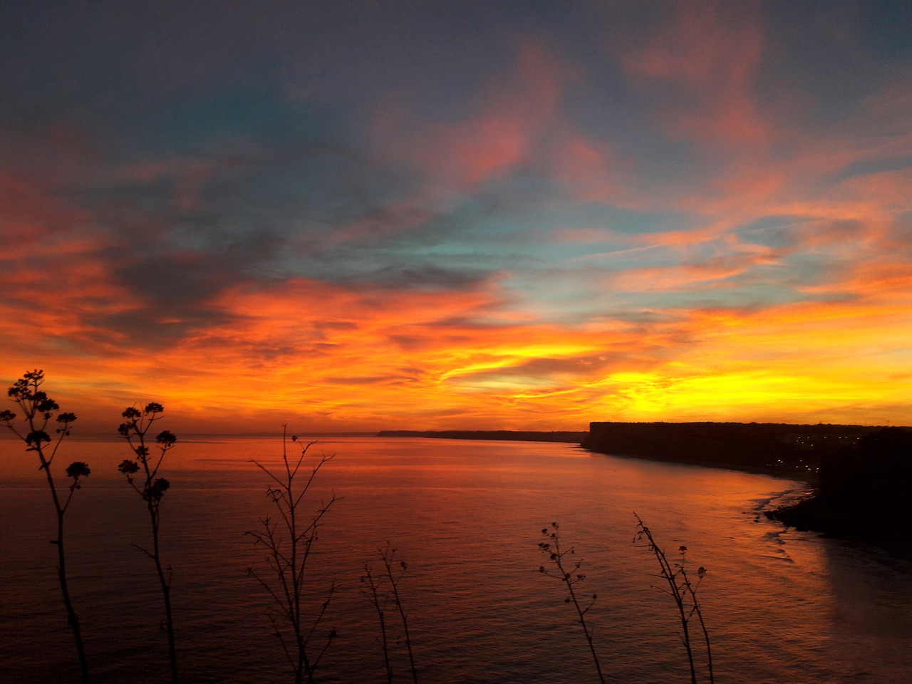 sunset algarve lagos free photo