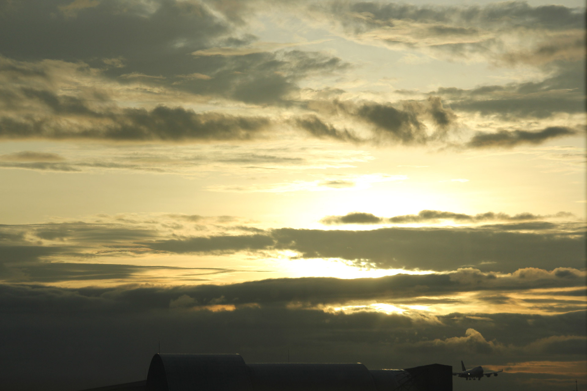 sunset clouds nature free photo