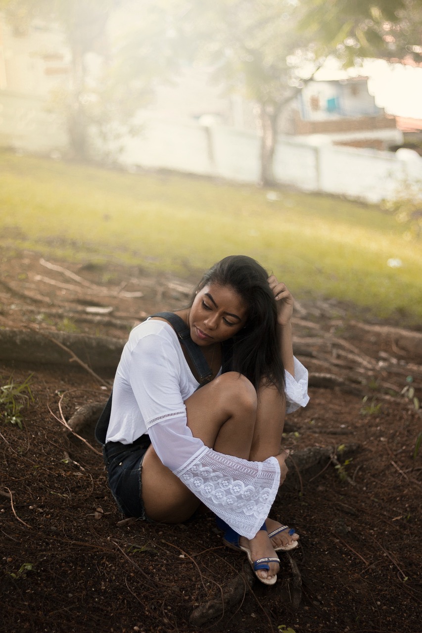 sunset woman salvador free photo