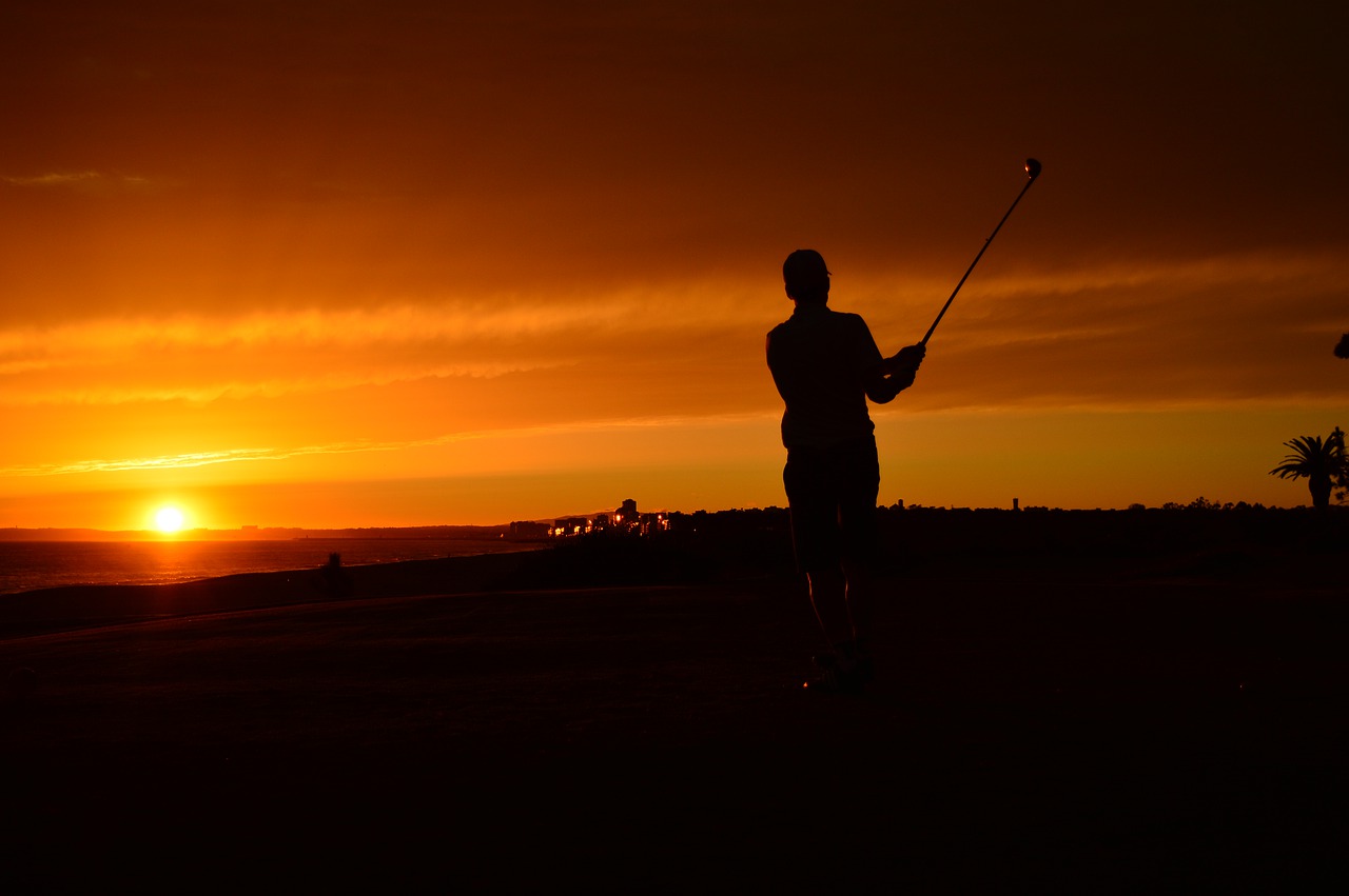 sunset silhouette dusk free photo