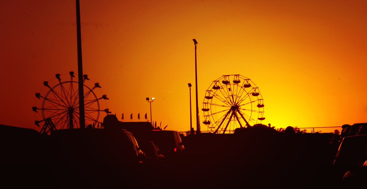 sunset silhouette sky free photo