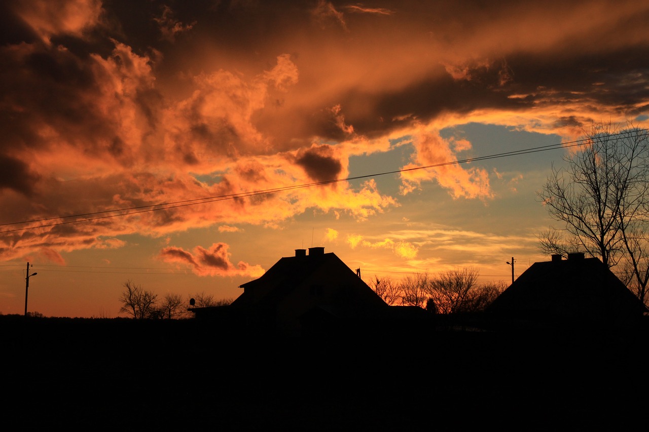 sunset panoramic dawn free photo