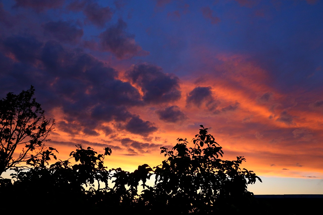 sunset panoramic nature free photo