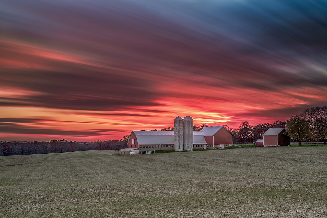 sunset dawn sky free photo