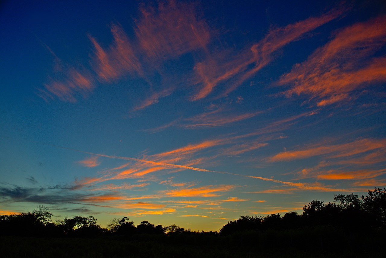 sunset nature sky free photo