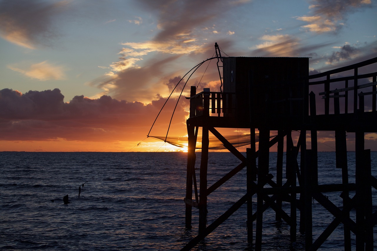 sunset  ocean  twilight free photo